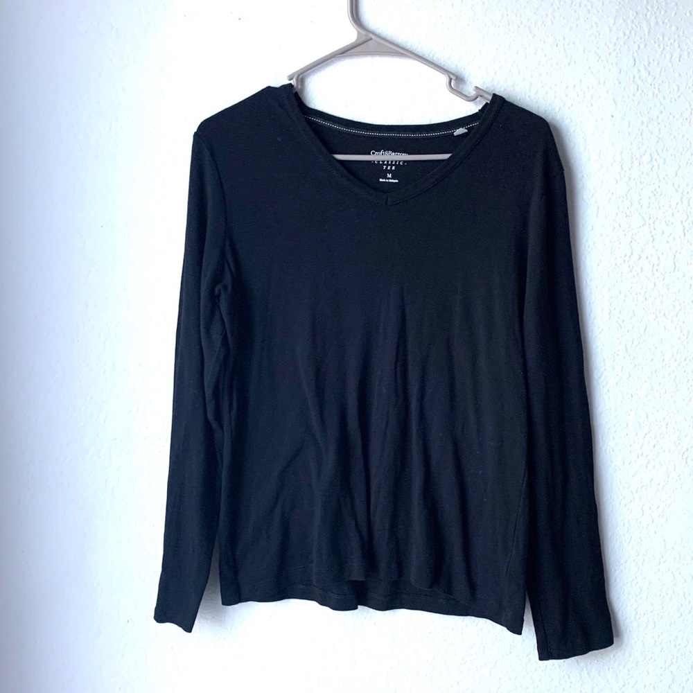 Croft & Barrow Women’s Long sleeve Black T-Shirt